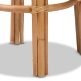 Orchard Modern Wicker Fair Natural Brown Rattan Bar Stool