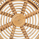 Maverick Modern Wicker Fair Natural Brown Rattan End table