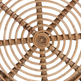 Aliane Modern Wicker Fair Natural Brown Antique Rattan Coffee Table