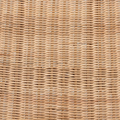 Herrara Modern Wicker Fair Natural Brown Antique Rattan Foldable Lounge Chair