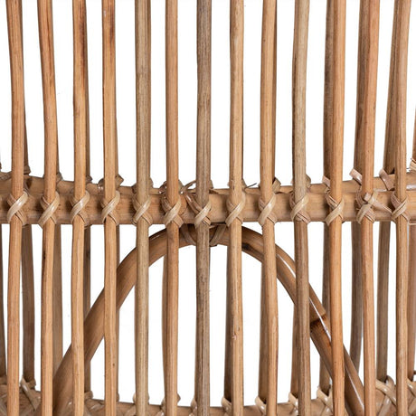 Genera Modern Wicker Fair Natural Rattan Lounge Chair
