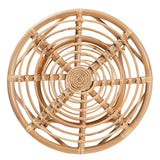 Cariel Modern Wicker Fair Natural Brown Rattan Coffee Table