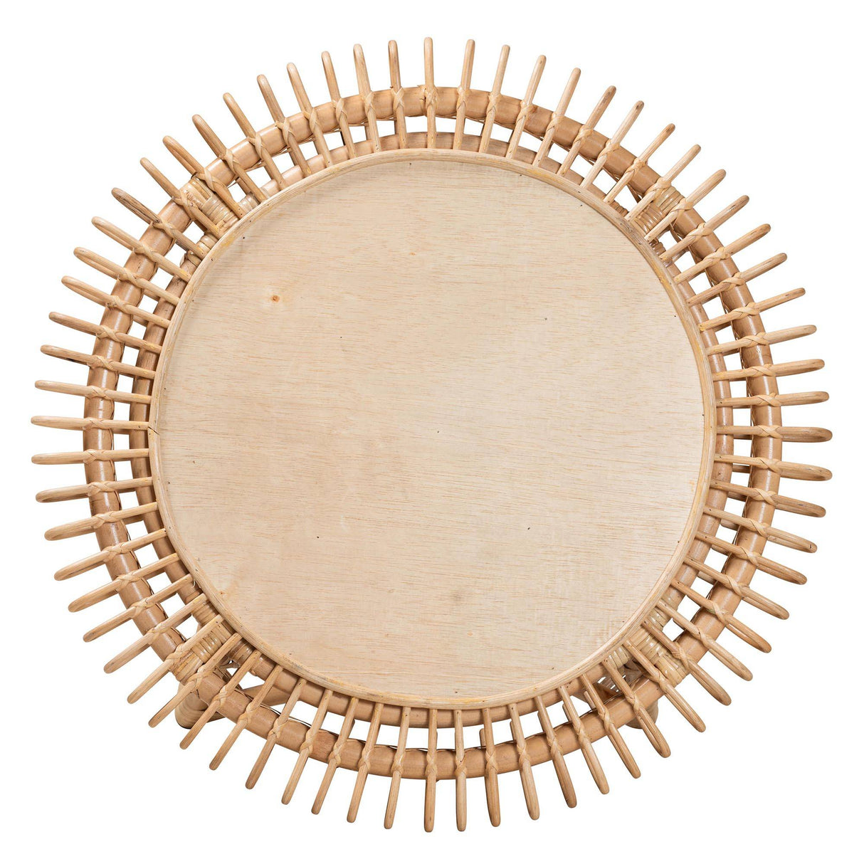 Elani Modern Wicker Fair Natural Rattan Coffee Table
