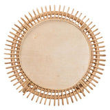 Elani Modern Wicker Fair Natural Rattan Coffee Table