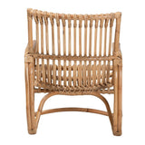 Blanca Modern Wicker Fair Natural Rattan Accent Chair