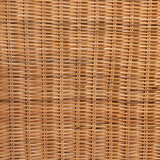 Racquel Modern Wicker Fair Natural Rattan and Mahogany Wood Counter Stool