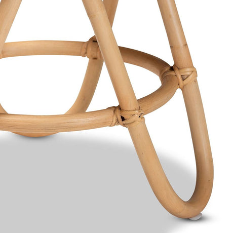 Rinjani Modern Wicker Fair Natural Brown Rattan End Table