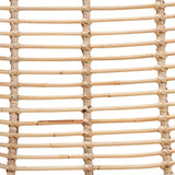 Manhattan Modern Wicker Fair Rattan and Natural Oak Finished Wood 5-Piece Dining Set