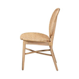 Osaka Modern Wicker Fair Natural Brown Rattan Dining Chair