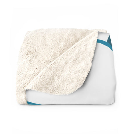 White Shark Sherpa Fleece Blanket