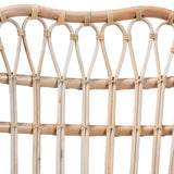 Bajo Modern Wicker Fair Natural Brown Rattan Arm Chair