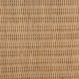 Jelita Modern Wicker Fair Natural Brown Rattan 2-Piece Dining Chair Set