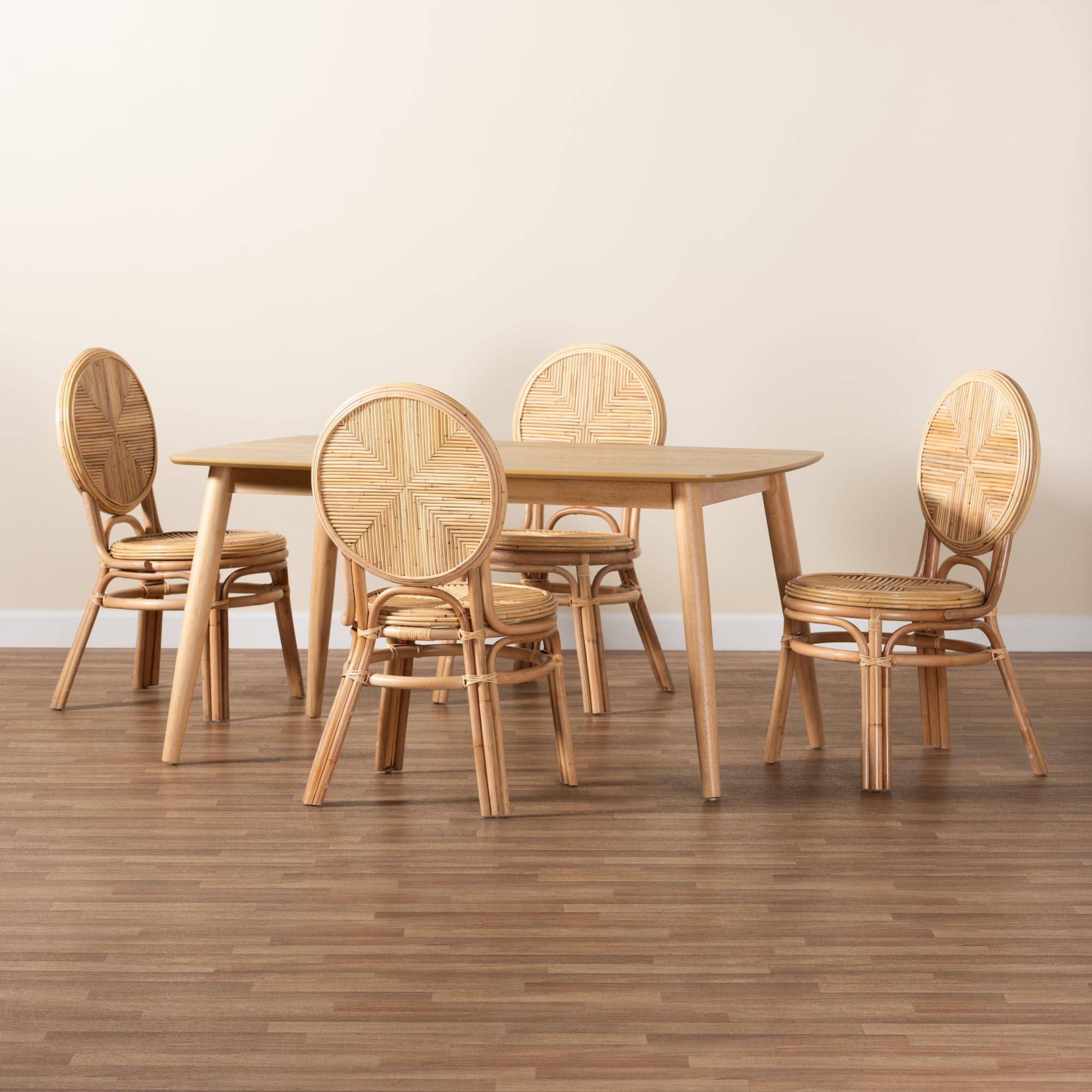 Baxton Studio Carita Dining Set - Thumbnail 3