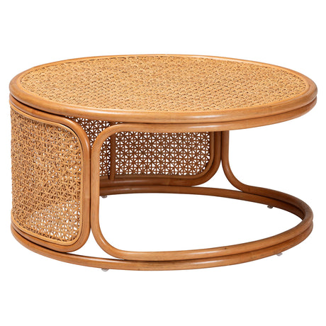 Wicker Fair Eldon Honey Rattan Coffee Table