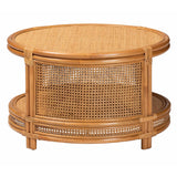 Louis Modern Wicker Fair Natural Brown Rattan Coffee Table