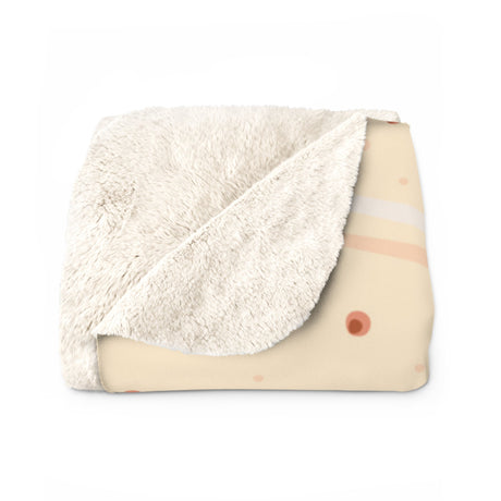 Sand Shell Sherpa Fleece Blanket