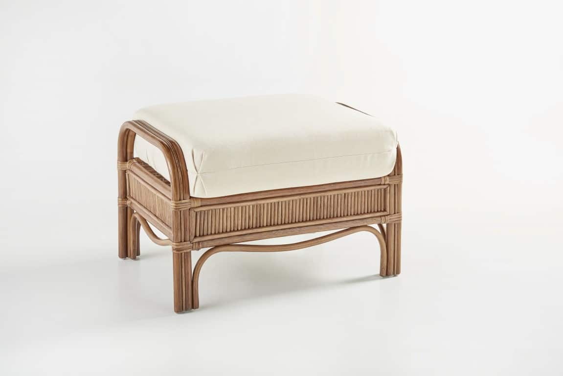 Bermuda Pecan Ottoman by South Sea Rattan Model 1406