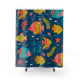 Rainbow Fish Shower Curtain