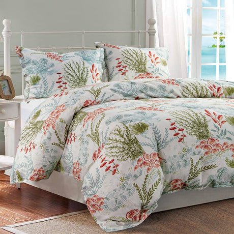 Coral Hues Bedding Set