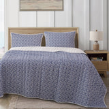 Ocean Ripple Reversible Quilt Set