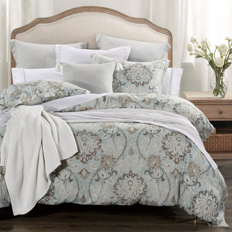 Shallow Blues Bedding Set