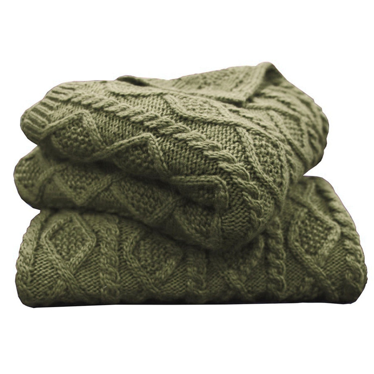 Diamond Knit Throw Blanket