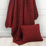 Diamond Knit Throw Blanket