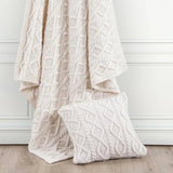Diamond Knit Throw Blanket