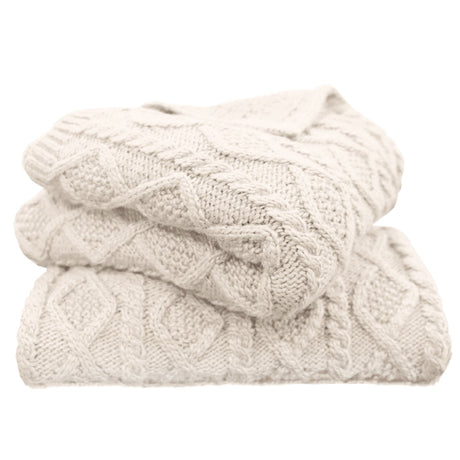 Diamond Knit Throw Blanket