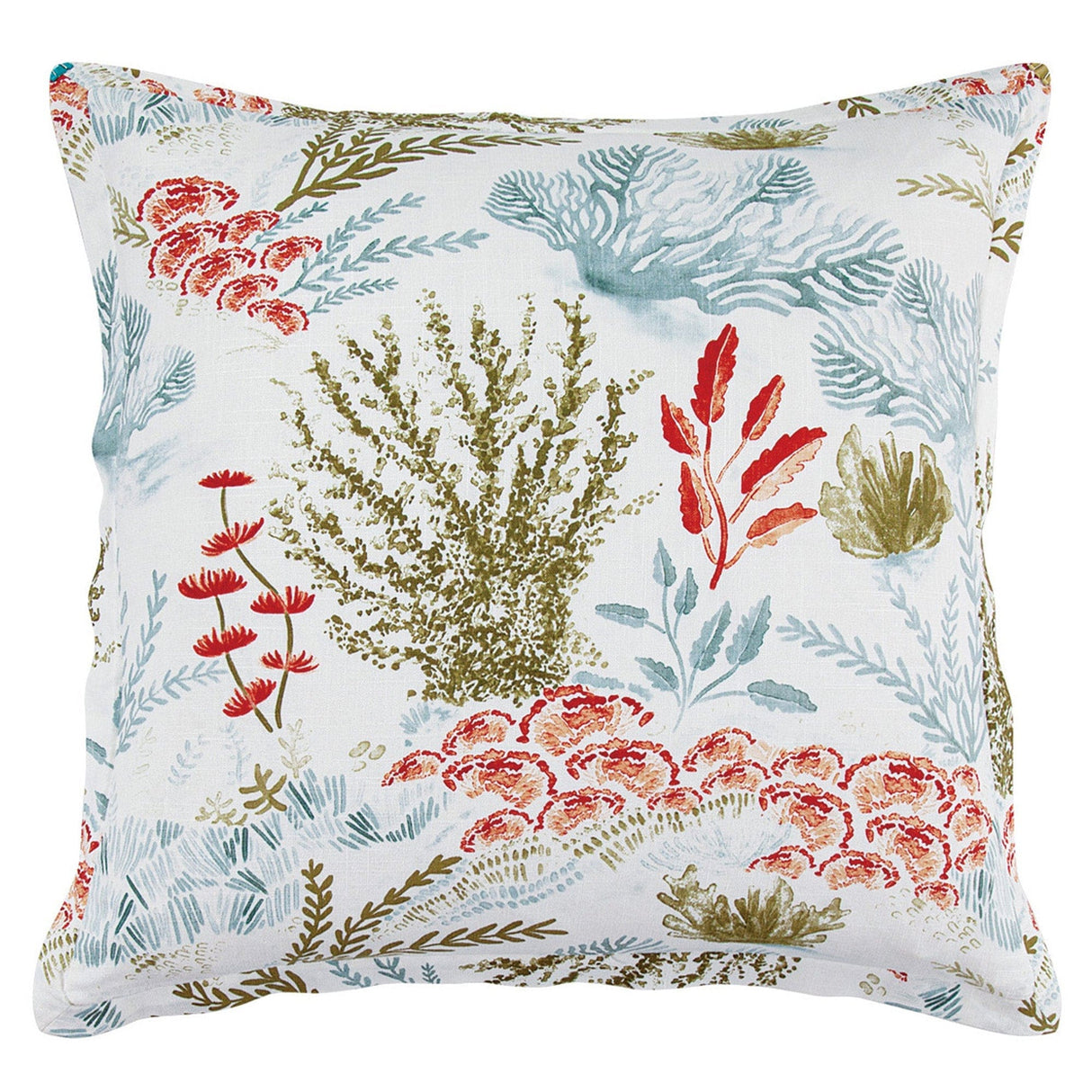Coral Hues Euro Sham