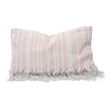 Sea Stripe Rug Pillow