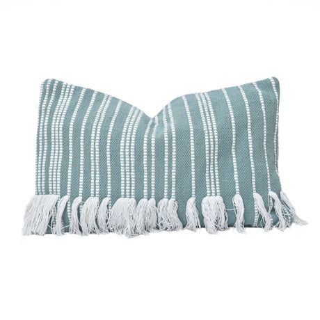 Sea Stripe Rug Pillow
