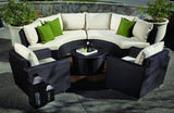 Solana 10 Piece Curved Sectional Set Model 1501-SECSET10 by Sunset West