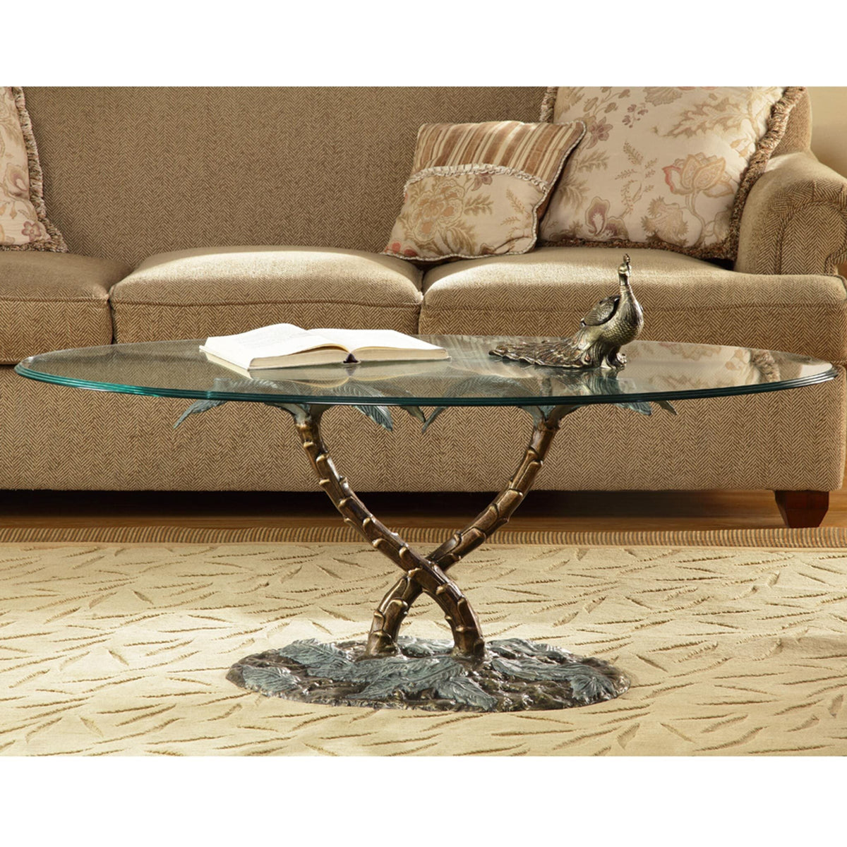 Palm Tree Coffee Table – AmericanRattan