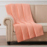 Orange Stripe Throw