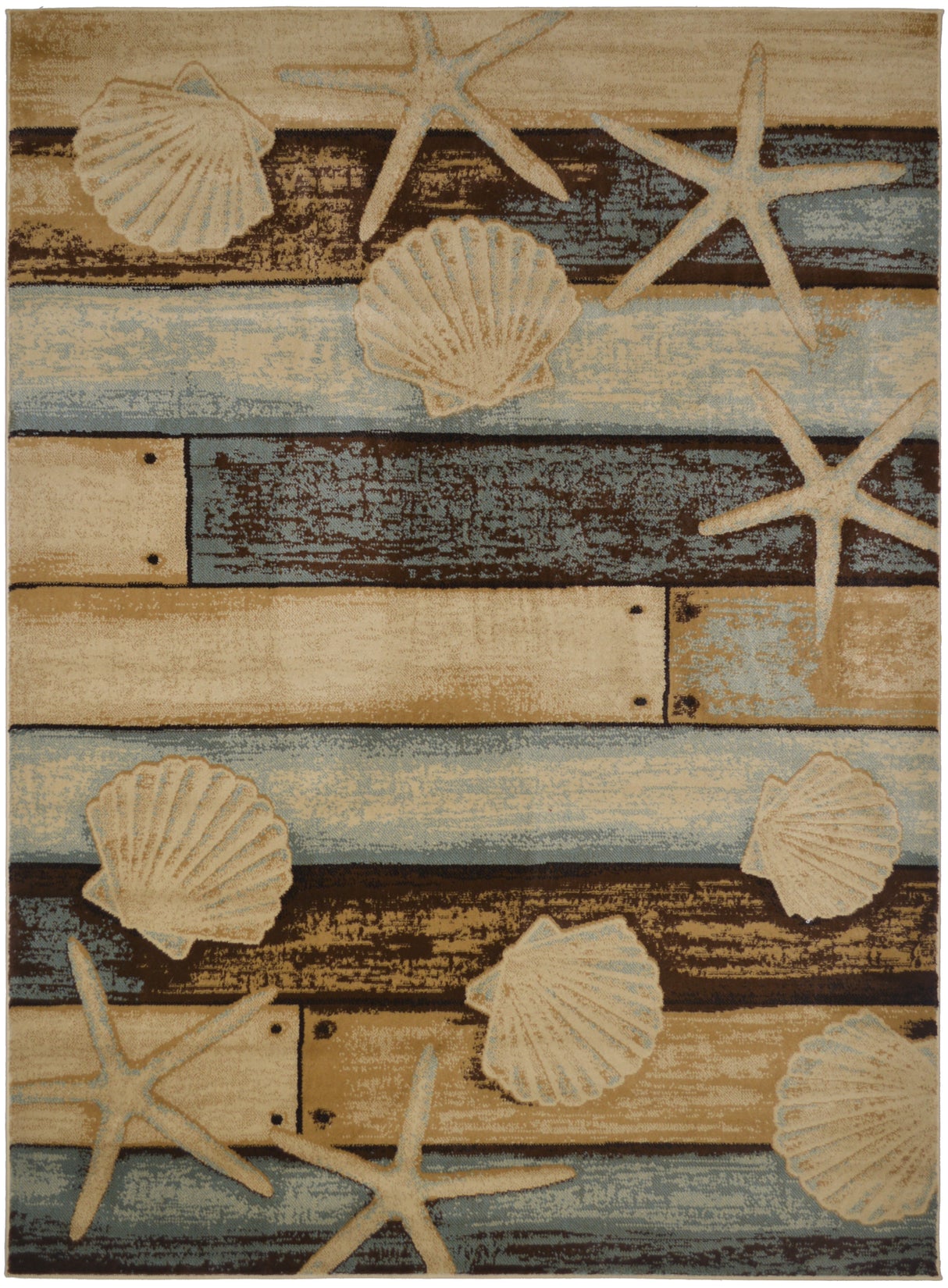 Boardwalk Friends Area Rug