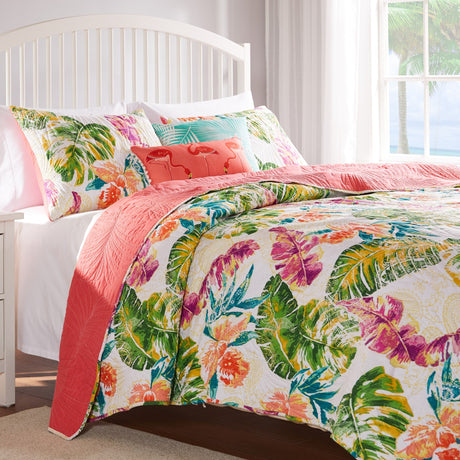 Bright Tropics Quilt Set