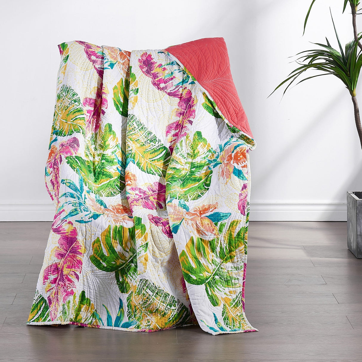 Bright Tropics Throw