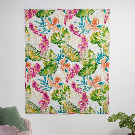 Bright Tropics Throw