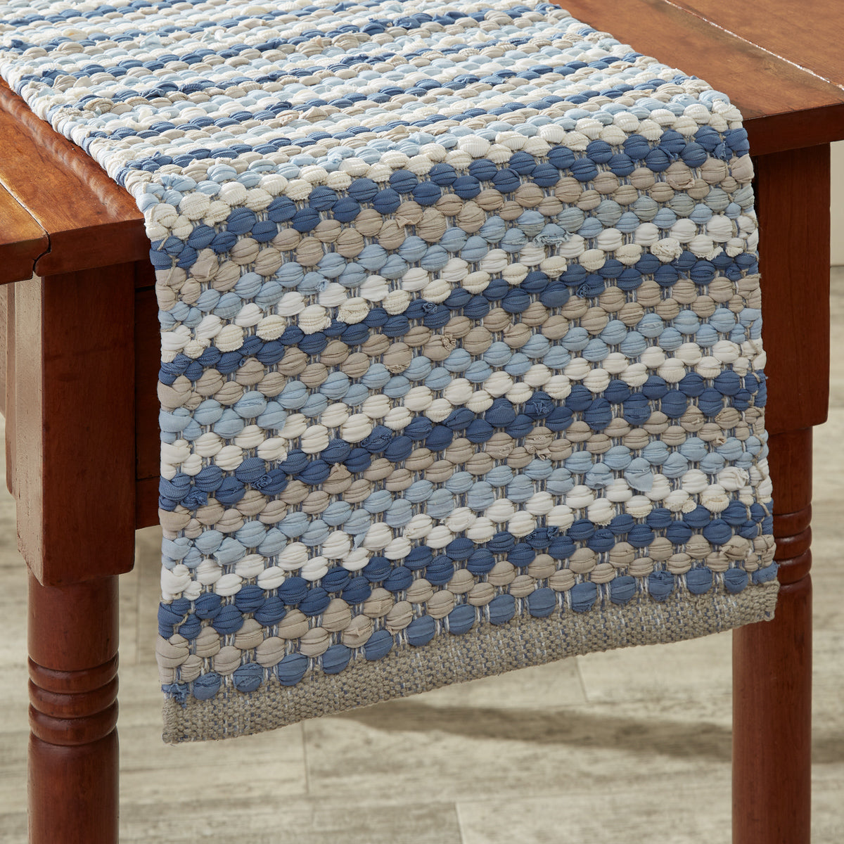 Blue Sky Weave Chindi 36" Table Runner
