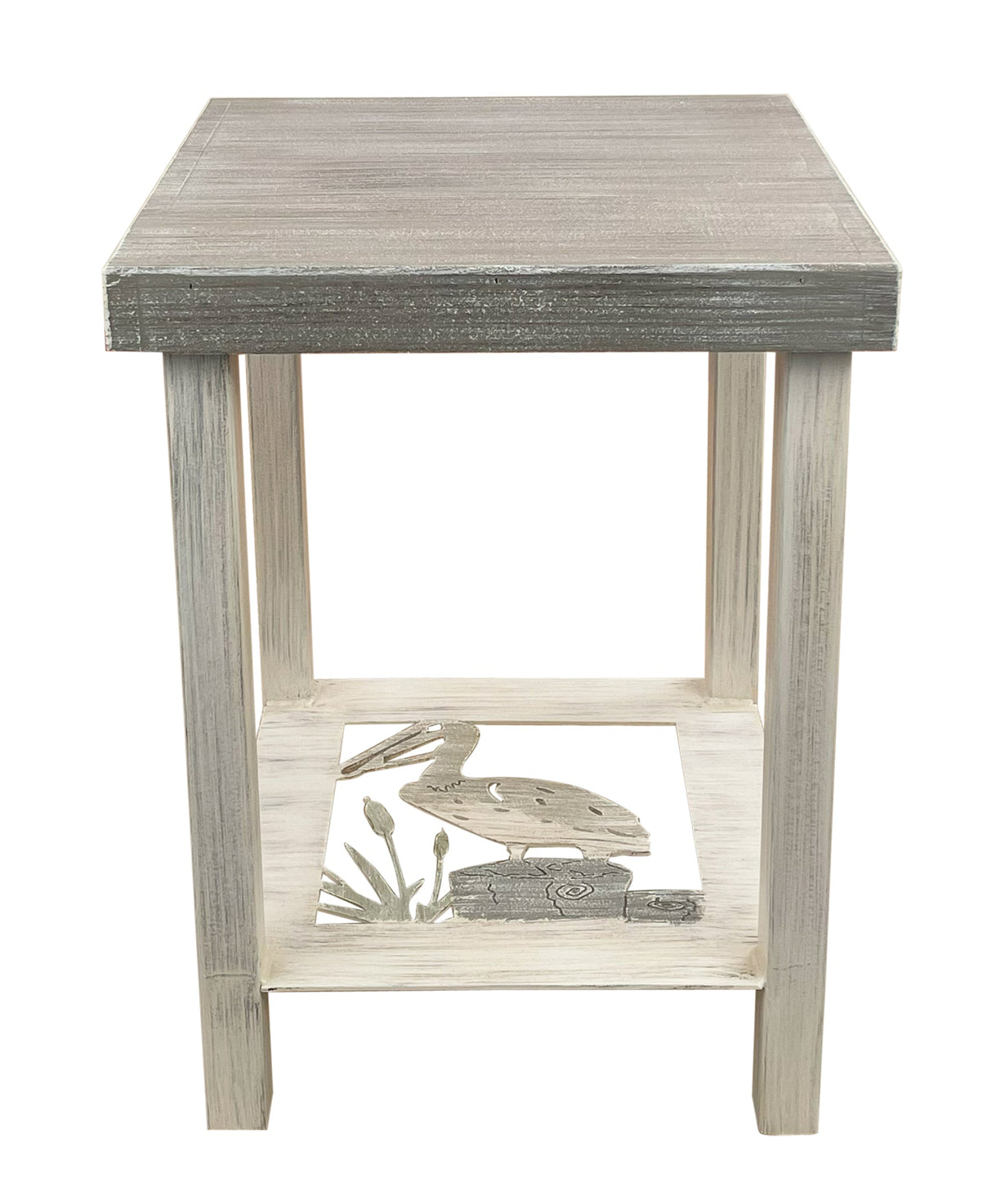 Dockside Pelican Square End Table