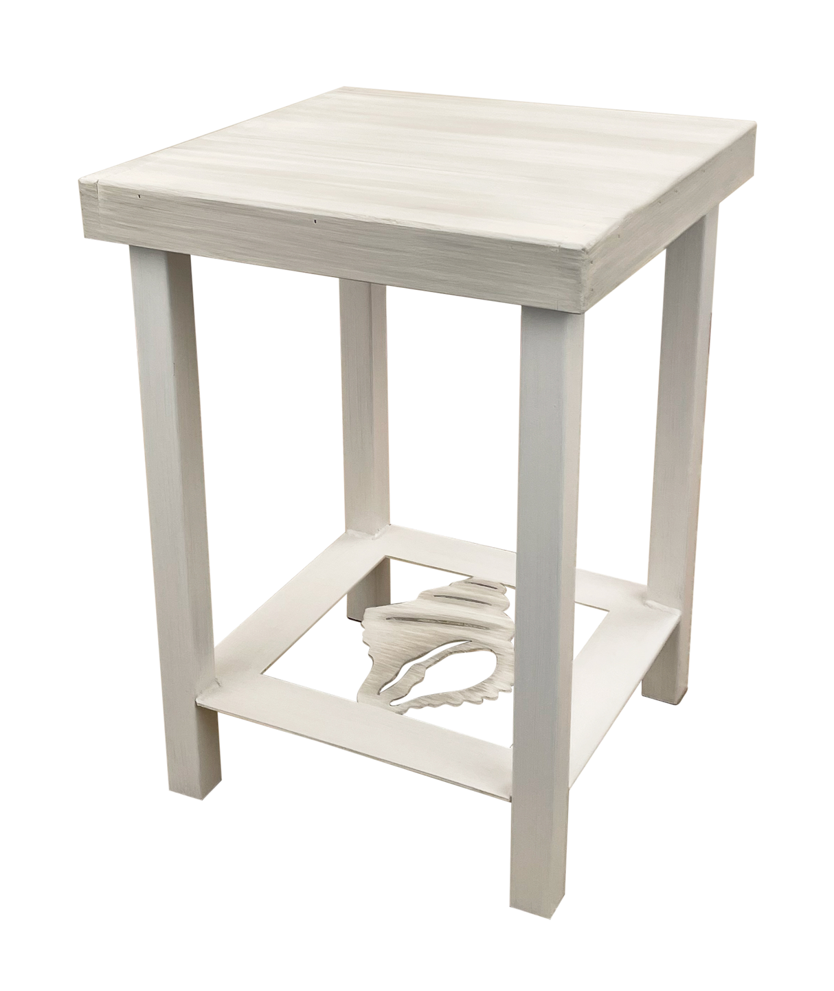 Navy Cottage Crab Square End Table