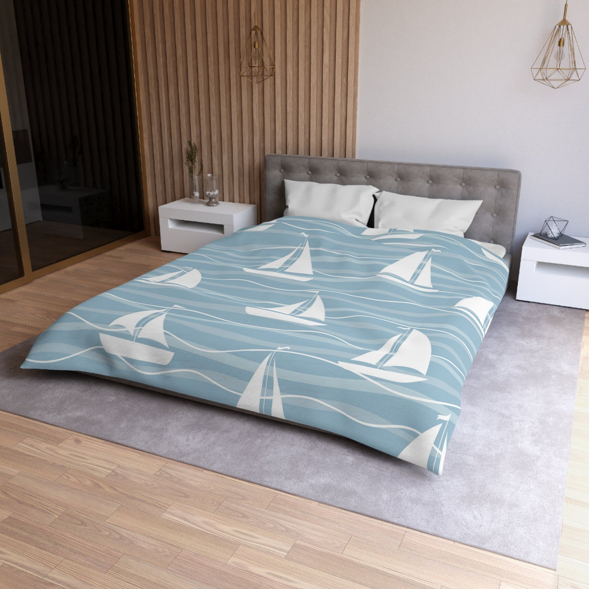 Sailboat Microfiber Duvet Cover