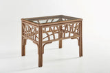 New Kauai Rattan 3 Pc Living Room Table Set with 1 Coffee Table and 2 End Tables
