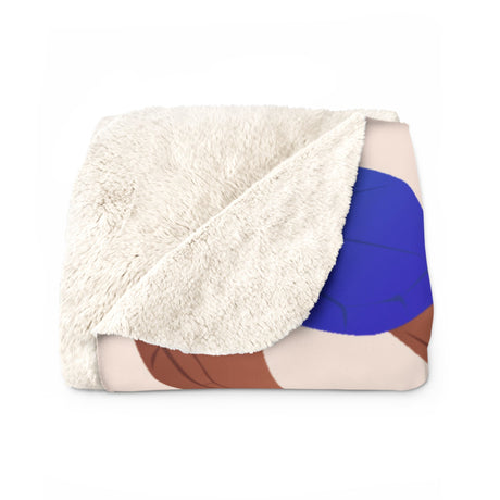Aqua Turtle Sherpa Fleece Blanket