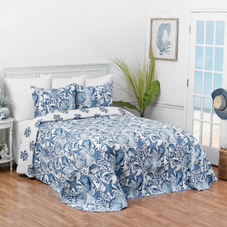Blue Coast Beauty Quilt Set