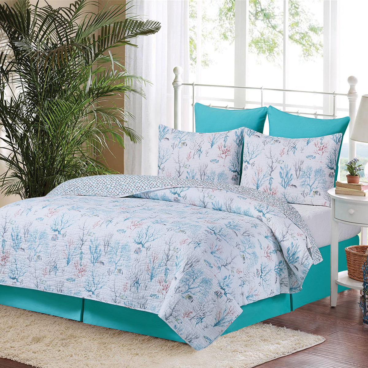 Ocean Splash Quilt Set – AmericanRattan