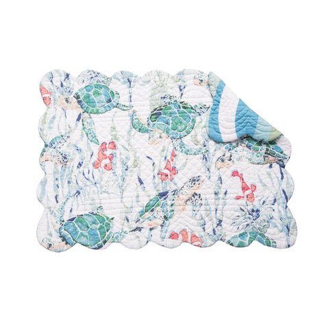 Sea Turtle Aqua Placemat Set