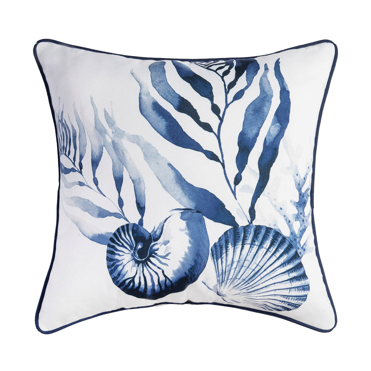 Lagoon Nightlife Shells Throw Pillow
