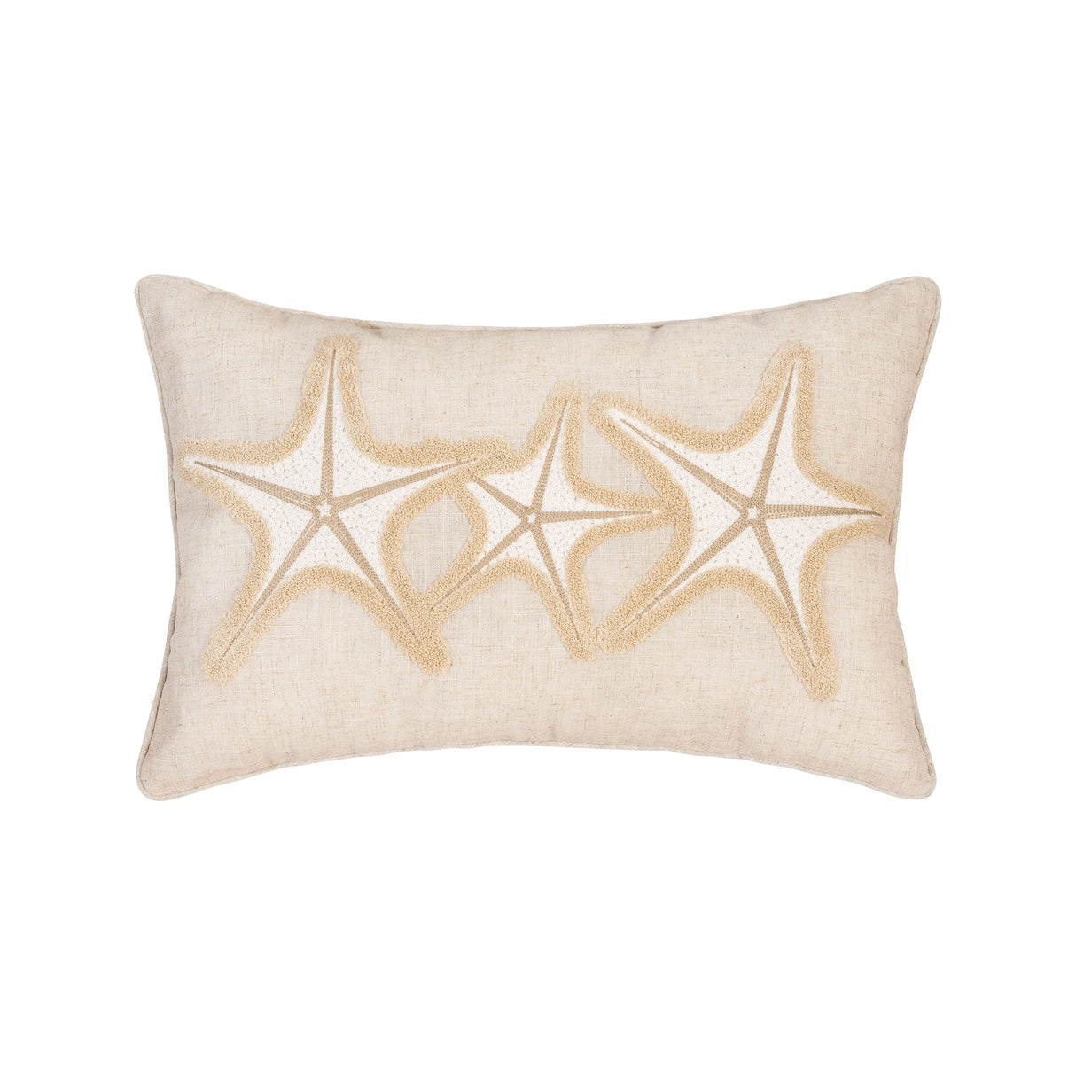 Sand Star Trio Throw Pillow